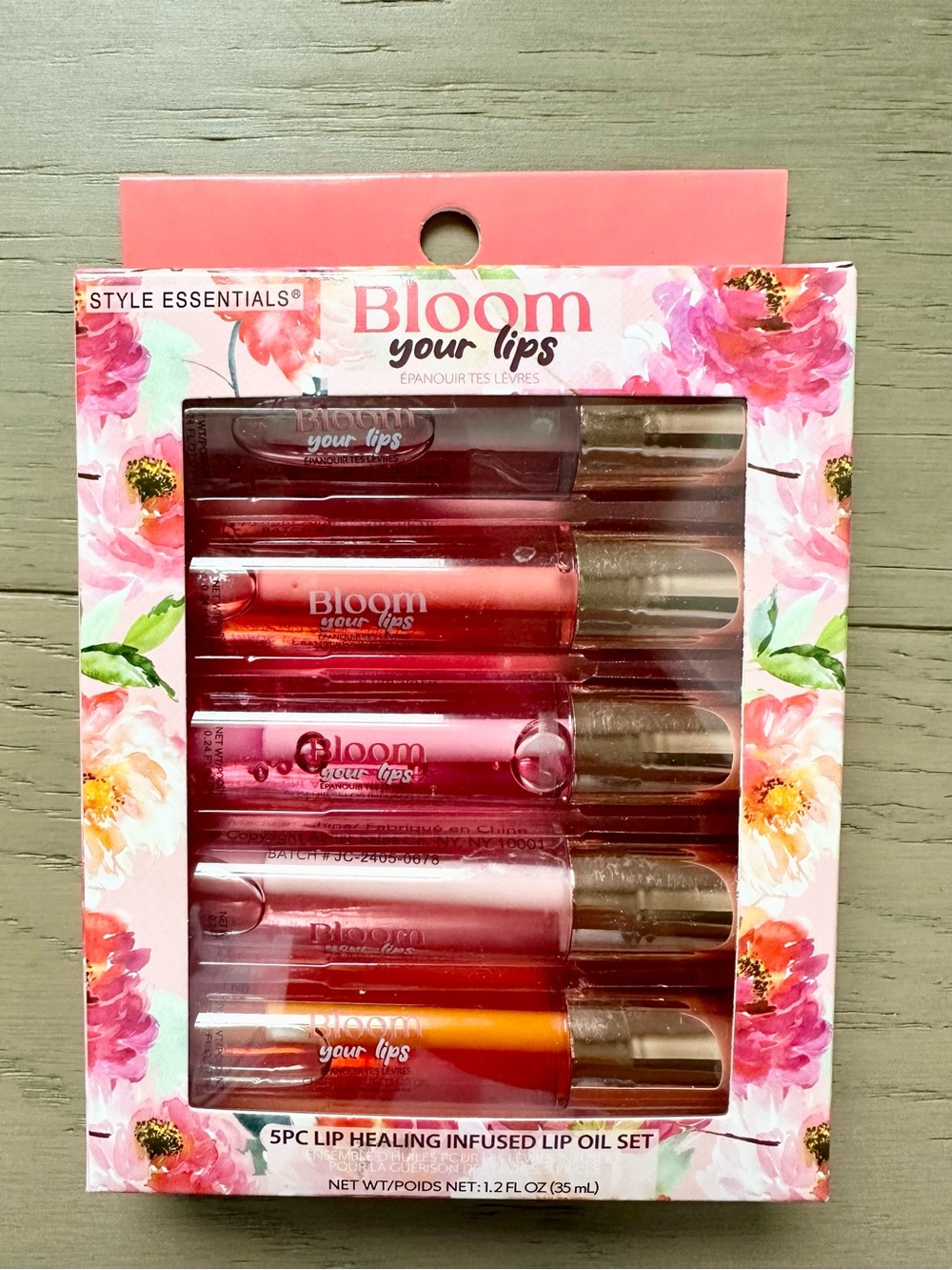 Expressions Bloom Your Lips 5pc Lip Oil Set
